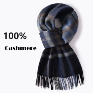 100% pure cashmere new plaid warm scarf